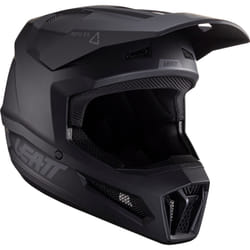 Leatt 2.5 V24 Stealth Casco da motocross, nero, dimensione XL per uomo