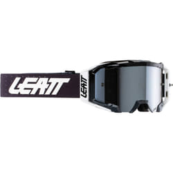 Leatt Velocity 5.5 Iriz 2024 Occhiali da motocross, nero-bianco per uomo