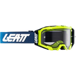 Leatt Velocity 5.5 Classic 2024 Occhiali da motocross, bianco-blu-giallo-multicolore per uomo