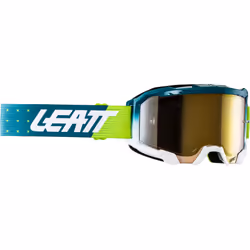 Leatt Velocity 4.5 Iriz Classic 2024 Occhiali da motocross, blu-giallo per uomo
