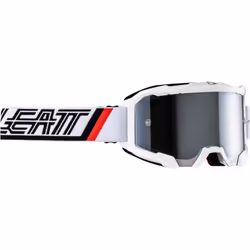 Leatt Velocity 4.5 Iriz Stripes 2024 Occhiali da motocross, nero-bianco per uomo