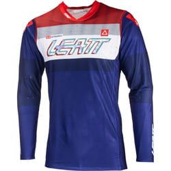 Leatt 5.5 Ultraweld 2024 Maglia Motocross, rosso-blu, dimensione XL per uomo
