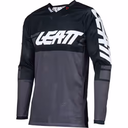 Leatt 4.5 X-Flow 2024 Maglia Motocross, nero-grigio, dimensione L per uomo