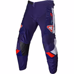 Leatt 3.5 Ride 2024 Set maglia e pantaloni motocross, nero-bianco-blu, dimensione XL per uomo