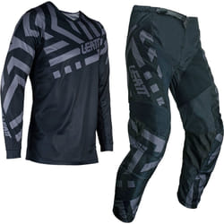 Leatt 3.5 Ride Stealth 2024 Set maglia e pantaloni motocross per ragazzi, nero-grigio, dimensione XS