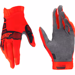 Leatt 1.5 2024 Guanti da motocross per ragazzi, nero-rosso, dimensione L