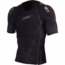 Leatt Body Tee ReaFlex Stealth Giacca protettiva a maniche corte, nero, dimensione L per uomo