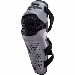 Leatt Dual Axis Pro Protezioni per ginocchia e stinchi, grigio, dimensione L XL per uomo