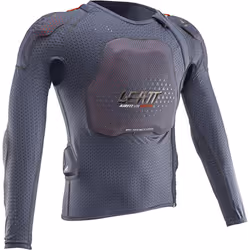 Leatt 3DF AirFit Lite Evo Giacca Kids Protector, grigio, dimensione L XL per bambini
