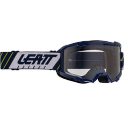 Leatt Vizion 2.5 Stripes Occhiali da motocross, bianco-blu-giallo-multicolore per uomo