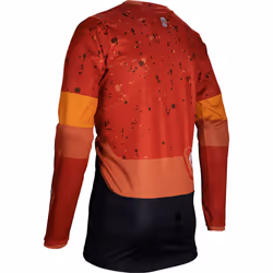 Leatt 4.5 Enduro Patch 2025 Maglia da motocross, nero-arancione, dimensione XL per uomo