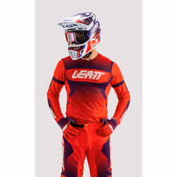 Leatt 5.5 UltraWeld 2025 Maglia da motocross, rosso-porpora, dimensione XL per uomo