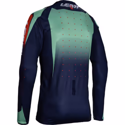 Leatt 4.5 Lite Venom 2025 Maglia da motocross, rosso-verde-blu, dimensione M per uomo