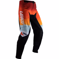 Leatt 4.5 Sunrise 2025 Pantaloni da motocross, nero-bianco-rosso-arancione, dimensione L per uomo