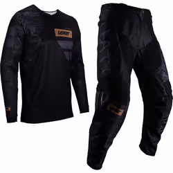 Leatt 3.5 Ride Kit Mosaic 2025 Set Maglia e Pantaloni Motocross, nero-marrone, dimensione L per uomo