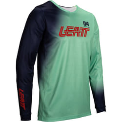 Leatt 3.5 Ride Kit Fade 2025 Set Maglia e Pantaloni Motocross, verde-blu, dimensione L per uomo