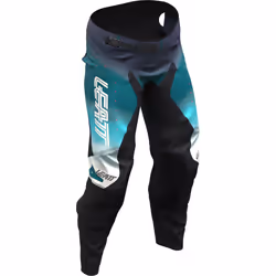 Leatt Moto 4.5 Lite Pantaloni da motocross da donna, nero-bianco-blu, dimensione L per donne