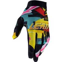 Leatt 1.5 GripR Carnival 2025 Guanti da motocross, rosso-blu-giallo, dimensione XL per uomo