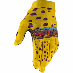 Leatt 1.5 GripR Cheetah 2025 Guanti da motocross, giallo, dimensione 2XL per uomo