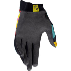 Leatt 1.5 Carnival Mini/Junior Guanti da motocross, nero-blu-giallo, dimensione S