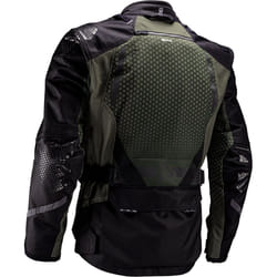 Leatt ADV Flowtour 5.5 impermeabile Giacca tessile moto, nero-verde, dimensione L per uomo