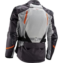 Leatt ADV Flowtour 5.5 impermeabile Giacca tessile moto, grigio, dimensione 2XL per uomo