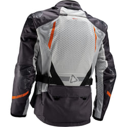 Leatt ADV Flowtour 5.5 impermeabile Giacca tessile moto, grigio, dimensione 3XL per uomo