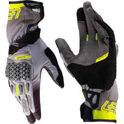 Leatt ADV Hydradri 5.5 Guanti da moto impermeabili, nero-grigio-giallo, dimensione XS per uomo