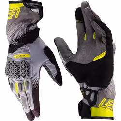 Leatt ADV Hydradri 5.5 Guanti da moto impermeabili, nero-grigio-giallo, dimensione S per uomo - Vista aggiuntiva 2
