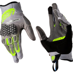 Leatt ADV Hydradri 5.5 Short Guanti da moto impermeabili, grigio-verde, dimensione 2XL per uomo