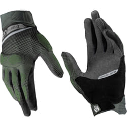 Leatt ADV X-Flow 5.5 Short Guanti da moto, nero-verde, dimensione XL per uomo