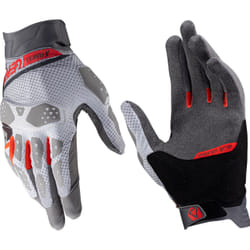 Leatt ADV X-Flow 5.5 Short Guanti da moto, grigio-rosso, dimensione XS per uomo