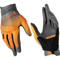 Leatt ADV X-Flow 5.5 Short Guanti da moto, grigio-arancione, dimensione L per uomo