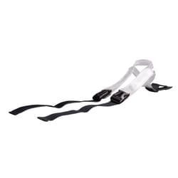 Leatt GPX LB Cinghie di fissaggio, nero-bianco, dimensione M per uomo