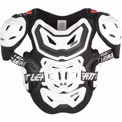 Leatt 5.5 Pro HD Protezione toracica, bianco, dimensione S M L XL per uomo