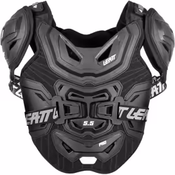 Leatt 5.5 Pro Pettorine moto cross, nero, dimensione S M L XL per uomo