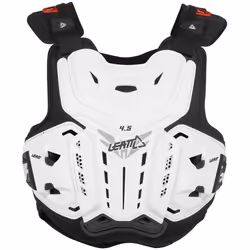 Leatt 4.5 Protettore toracico, bianco, dimensione S M L XL per uomo