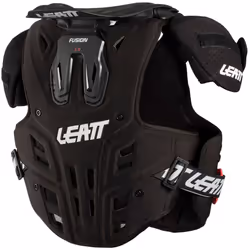 Leatt Fusion 2.0 Gilet protettivo per bambini, nero, dimensione L XL