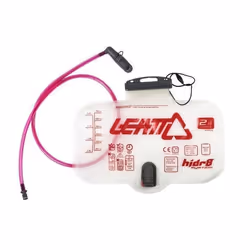 Leatt Flat Cleantech Horizontal 2l Vescica, bianco-rosso per uomo