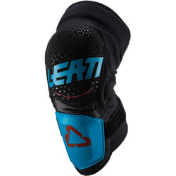 Leatt 3DF Hybrid Protezioni ginocchia Motocross, blu, dimensione S M per uomo