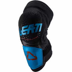 Leatt 3DF Hybrid Protezioni ginocchia Motocross, blu, dimensione S M per uomo