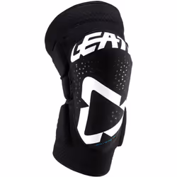 Leatt 3DF 5.0 Protezioni per le ginocchia da motocross, nero-bianco, dimensione S M per uomo