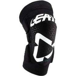 Leatt 3DF 5.0 Protezioni per le ginocchia da motocross, nero-bianco, dimensione S M per uomo