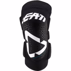Leatt 3DF 5.0 Protezioni per le ginocchia da motocross, nero-bianco, dimensione L XL per uomo