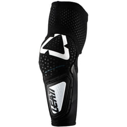 Leatt 3DF Hybrid Protettori a gomito, nero-bianco, dimensione S M per uomo