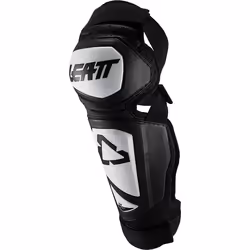 Leatt 3.0 EXT Protezioni per ginocchia e stinchi, nero-bianco, dimensione L XL