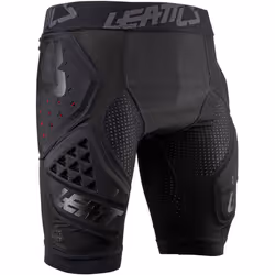 Leatt Impact 3DF 3.0 Pantaloncini da protezione motocross, nero, dimensione XL per uomo