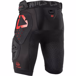 Leatt Impact 3DF 5.0 Pantaloncini da protezione motocross, nero, dimensione M per uomo