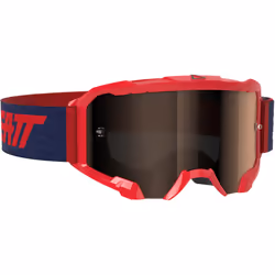 Leatt Velocity 4.5 Iriz Occhiali Motocross, rosso-blu per uomo
