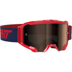 Leatt Velocity 4.5 Iriz Occhiali Motocross, rosso-blu per uomo